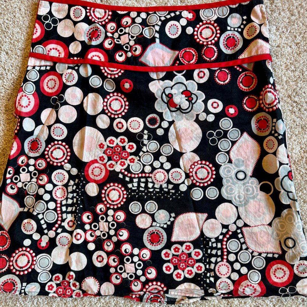 Floral Cotton A line skirt